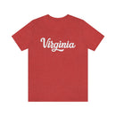 Virginia T-Shirt - Hand Lettered Unisex Virginia Shirt-28