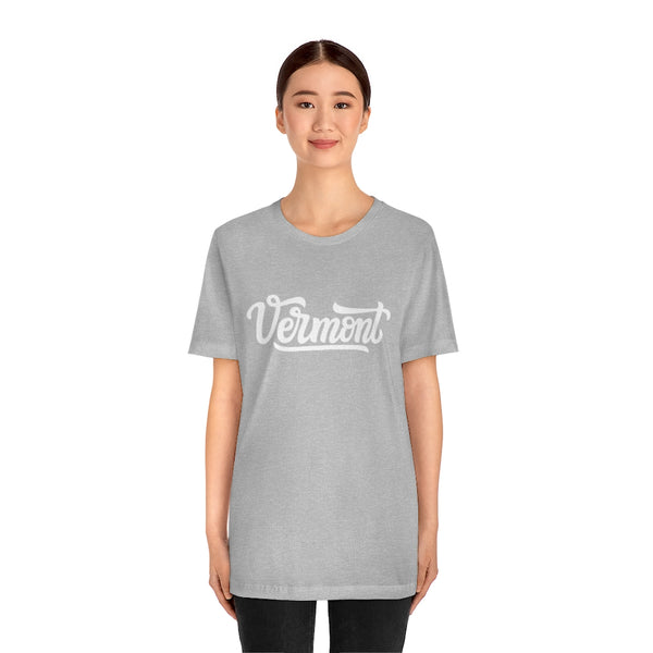 Vermont T-Shirt - Hand Lettered Unisex Vermont Shirt