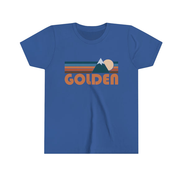 Golden Youth T-Shirt - Retro Mountain Colorado Kid's TShirt