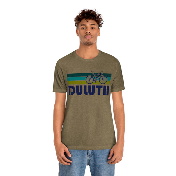 Duluth T-Shirt - Retro Mountain Bike Adult Unisex Duluth, Minnesota T Shirt