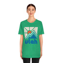 Utah Shirt, Utah Retro T-Shirt, Colorful Utah tee, Utah Mountain Shirt-13