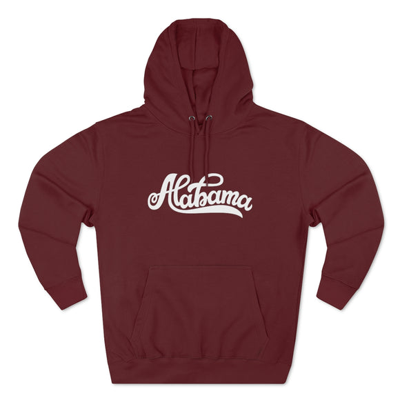 Premium Alabama Hoodie - Script Unisex Sweatshirt