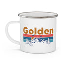 Golden, Colorado Camp Mug - Mountain Sunset Enamel Campfire Golden Mug-4
