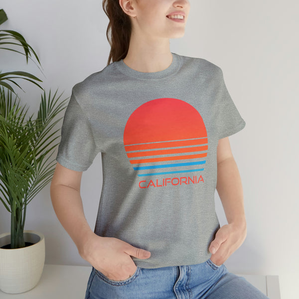 California T-Shirt - Retro 80s Unisex California Shirt
