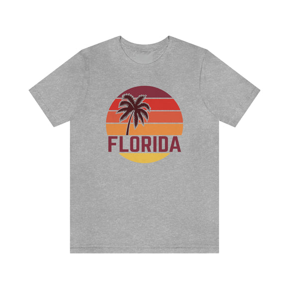 Florida T-Shirt - Retro Palm Tree Unisex Florida Shirt