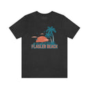 Flagler Beach, Florida T-Shirt - Retro Palm Tree & Beach Unisex Flagler Beach Shirt-49