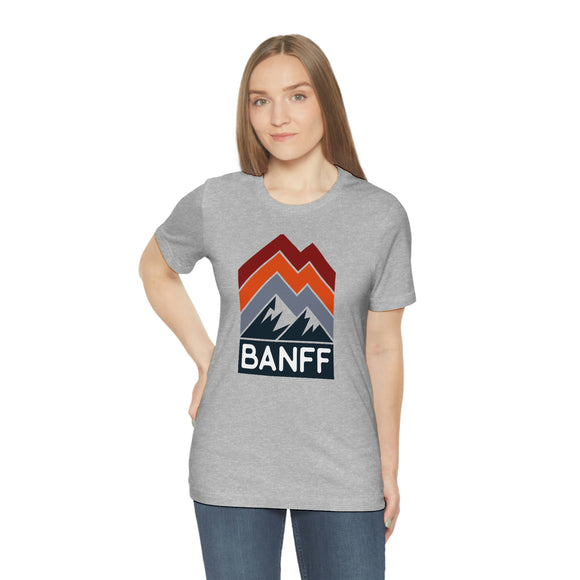 Banff, Canada T-Shirt - Retro Mountain Unisex Banff Shirt