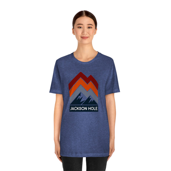 Jackson Hole, Wyoming T-Shirt - Retro Mountain Unisex Jackson Hole Shirt
