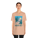 Siesta Key, Florida T-Shirt - Retro Palm Tree & Beach Unisex Siesta Key Shirt-39