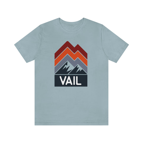 Vail, Colorado T-Shirt - Retro Mountain Unisex Vail Shirt