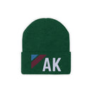 Alaska Beanie - Adult Embroidered Retro Alaska Knit Hat-13