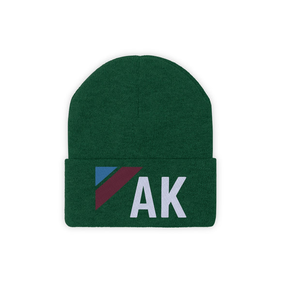 Alaska Beanie - Adult Embroidered Retro Alaska Knit Hat