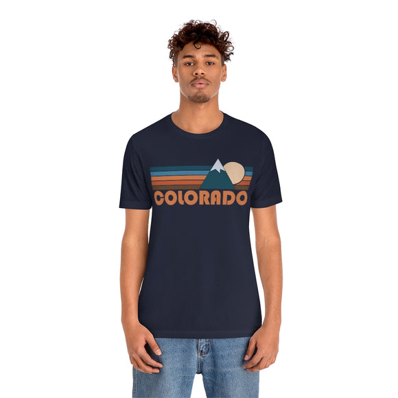 Colorado T-Shirt - Retro Mountain Unisex Colorado Shirt
