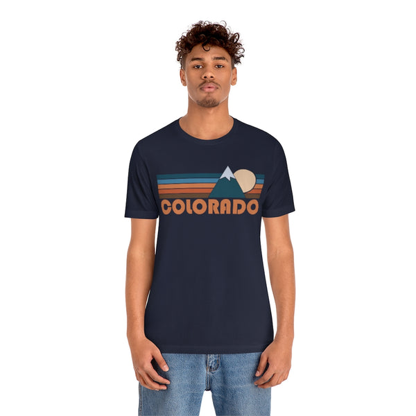 Colorado T-Shirt - Retro Mountain Unisex Colorado Shirt