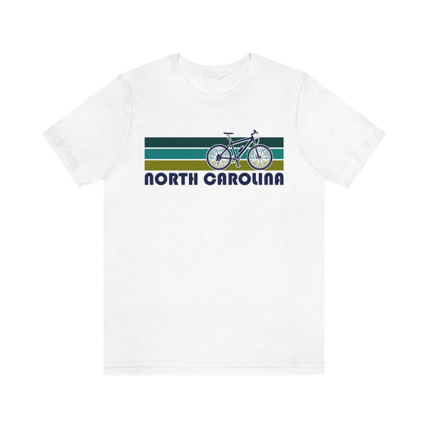 North Carolina T-Shirt - Retro Mountain Bike Adult Unisex North Carolina T Shirt