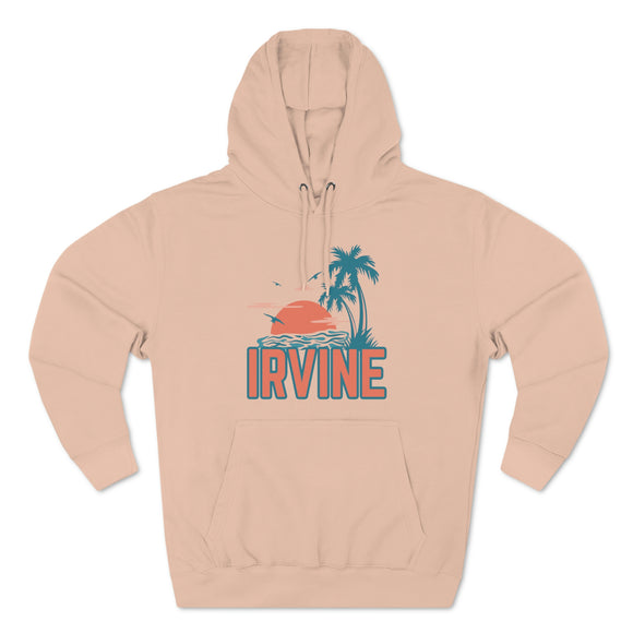 Premium Irvine, California Hoodie - Palm Tree Unisex Sweatshirt
