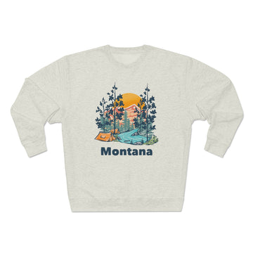Premium Montana Sweatshirt - Unisex Premium Crewneck Montana Sweatshirt