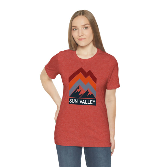 Sun Valley, Idaho T-Shirt - Retro Mountain Unisex Sun Valley Shirt
