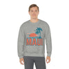 Maui, Hawaii Sweatshirt - Unisex Retro Palm Tree Crewneck Maui Sweatshirt