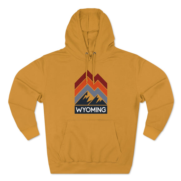 Premium Wyoming Hoodie - Retro Unisex Sweatshirt