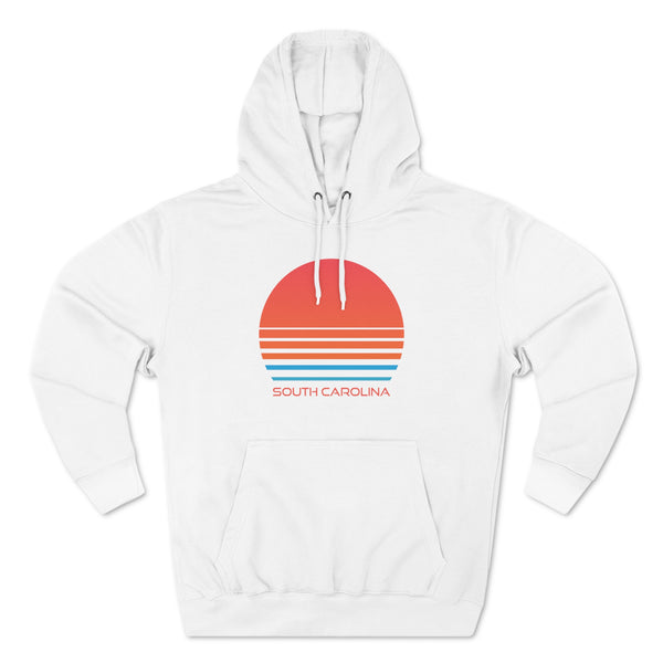 Premium South Carolina Hoodie - Retro 80s Unisex Sweatshirt