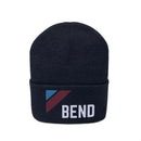 Bend, Oregon Beanie - Adult Embroidered Retro Bend Knit Hat-2