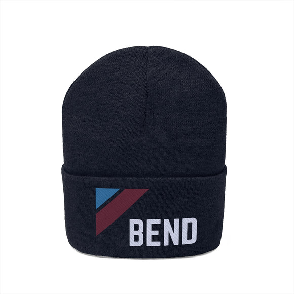 Bend, Oregon Beanie - Adult Embroidered Retro Bend Knit Hat