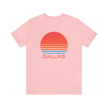 Buy pink Dallas, Texas T-Shirt - Retro 80s Unisex Dallas Shirt