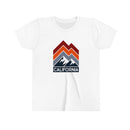 California Youth T-Shirt - Mountain Lines California Kid's TShirt-2