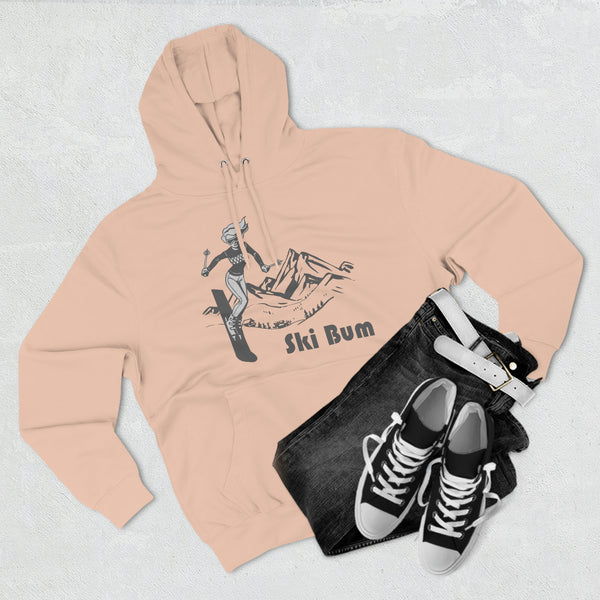 Premium Ski Bum Hoodie - Retro Unisex Sweatshirt