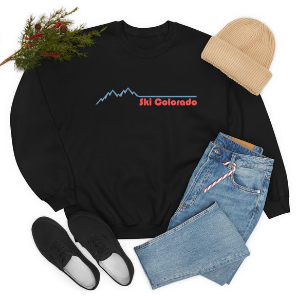 Ski Colorado Sweatshirt - Mountain Pulse Unisex