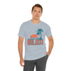 Biloxi, Mississippi T-Shirt - Retro Palm Tree & Beach Unisex Biloxi Shirt