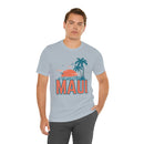 Maui, Hawaii T-Shirt - Retro Palm Tree & Beach Unisex Maui Shirt-54