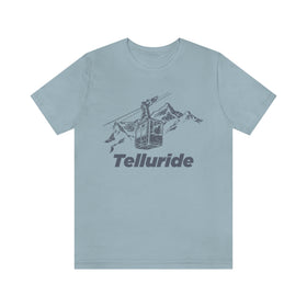 Buy light-blue Telluride, Colorado T-Shirt - Retro Unisex Telluride T Shirt
