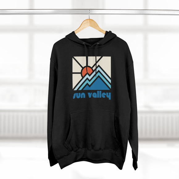 Premium Sun Valley, Idaho Hoodie - Min Mountain Unisex Sweatshirt