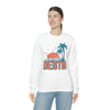 Destin, Florida Sweatshirt - Unisex Retro Palm Tree Crewneck Destin Sweatshirt