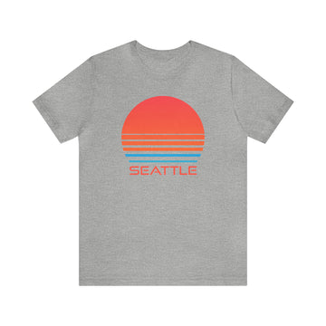 Buy athletic-heather Seattle, Washington T-Shirt - Retro 80s Unisex Seattle Shirt