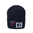 Colorado Beanie - Adult Embroidered Retro Colorado Knit Hat-2