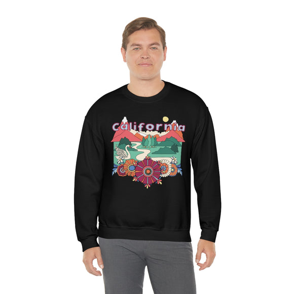 California Sweatshirt - Boho / Hippie Unisex