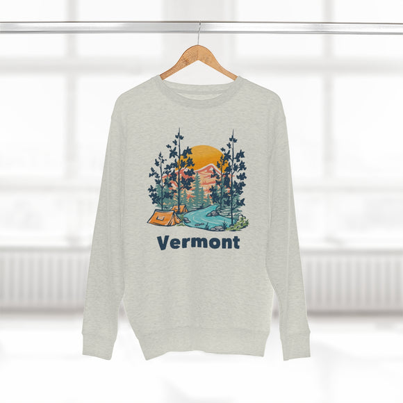 Premium Vermont Sweatshirt - Unisex Premium Crewneck Vermont Sweatshirt