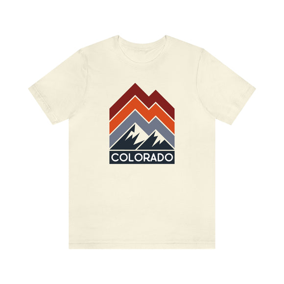Colorado T-Shirt - Retro Mountain Line Unisex Colorado Shirt