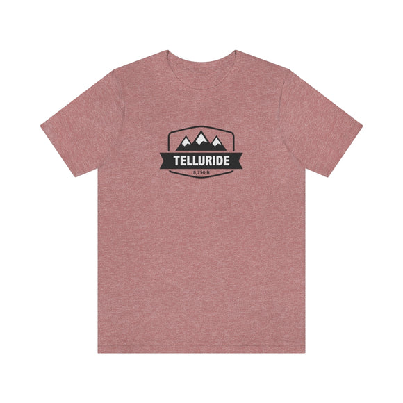Telluride, Colorado T-Shirt - Altitude Badge Unisex Telluride Shirt