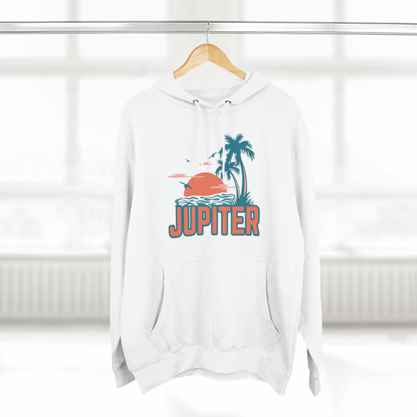 Premium Jupiter, Florida Hoodie - Palm Tree Unisex Sweatshirt