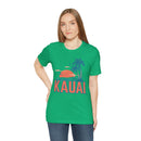 Kauai, Hawaii T-Shirt - Retro Palm Tree & Beach Unisex Kauai Shirt-41