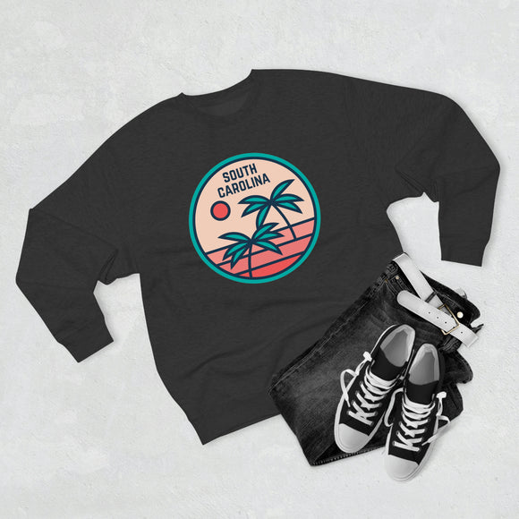 Premium South Carolina Crewneck Sweatshirt - Retro Unisex Sweatshirt