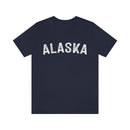 Alaska T-Shirt - Paint Text Unisex Alaska Shirt-16