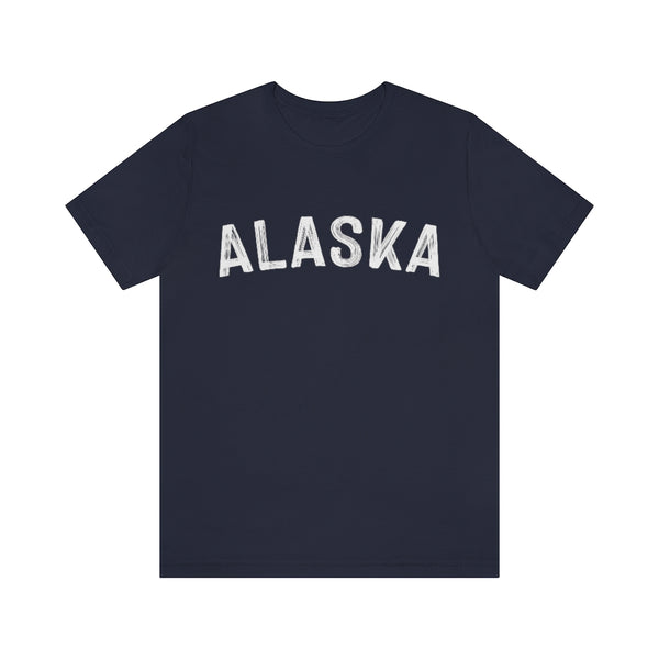 Alaska T-Shirt - Paint Text Unisex Alaska Shirt