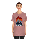 Alaska T-Shirt - Retro Mountain Unisex Alaska Shirt-20