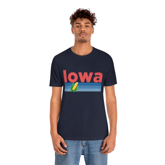 Iowa T-Shirt - Retro Corn Unisex Iowa Shirt