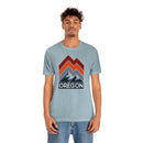 Oregon T-Shirt - Retro Mountain Unisex Oregon Shirt-3